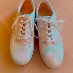 VANS Pastel Tie Dye lace ups size 8